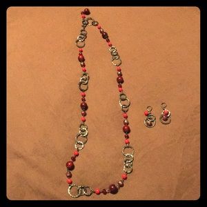 Premier Designs necklace and earrings